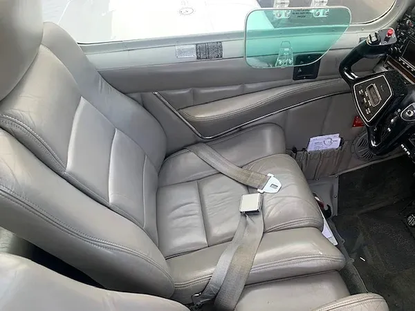 Leather front seats
