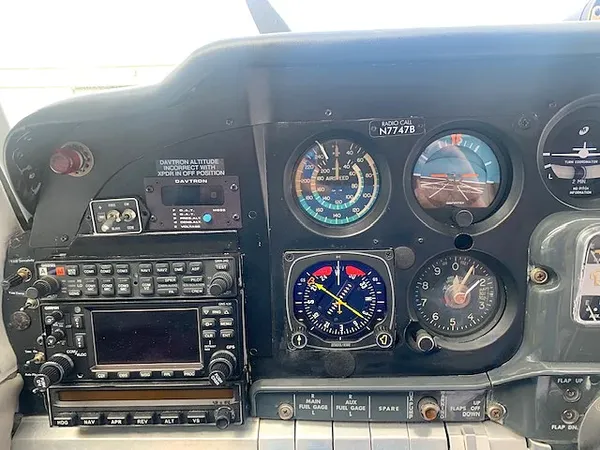 Pilot side of the panel